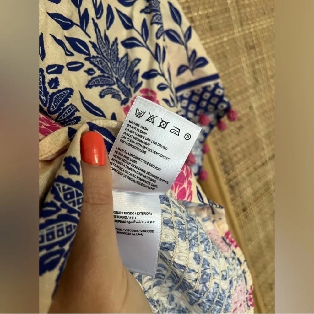 FARM Rio Off The Shoulder Crop Ruffle Blouse - Picture 9 of 11